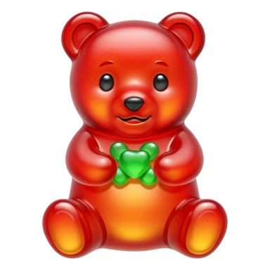 Gummy bear sticker