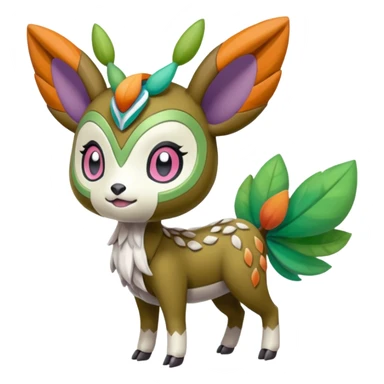 Meloetta-Skiddo-Pokémon-Fakémon-creature sticker