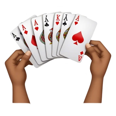 Card shuffling  sticker