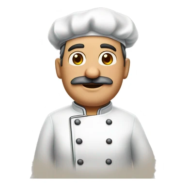 Chef papá , gordito, pocas canas 20 años sticker