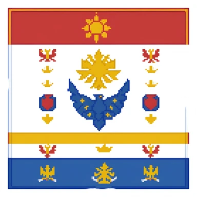 Republic of Buryatia's flag sticker