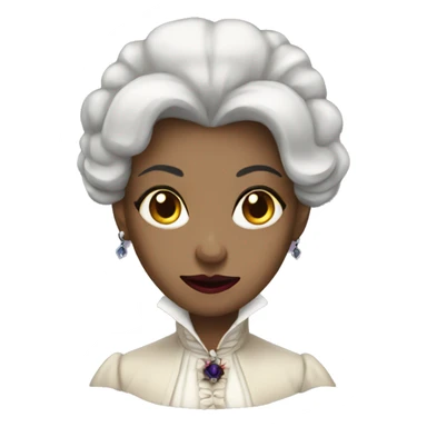 Victorian female vampire sticker