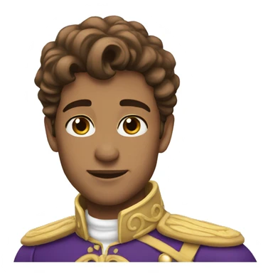 Prince Charming Brown hair sticker