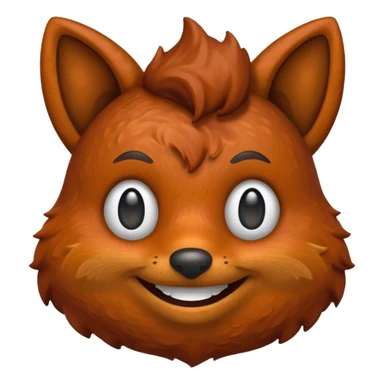 the 💩 emoji crossed with the gitlab fox logo sticker