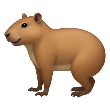 capibara goro navidad sticker