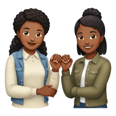 Black lesbian couple sticker