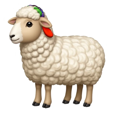High resolution of   realistic full body sheep without distorted , no extra hybrid sticker