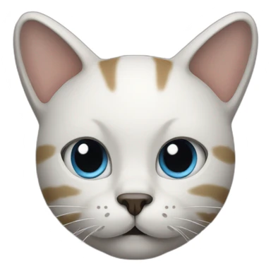 cat bonehead sticker