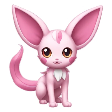 Kawaii Sylveon-Mew-Espeon-Pokémon full body sticker
