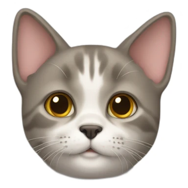 Part cat part dog sticker