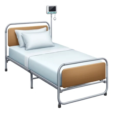 A hospital bed sticker