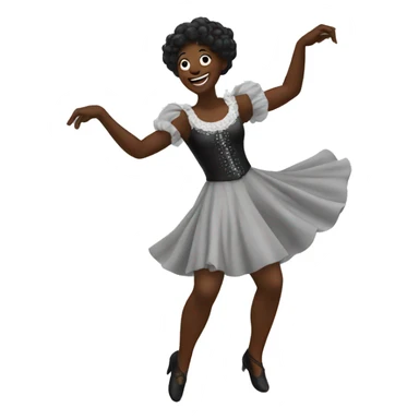 A black Wien dancing sticker