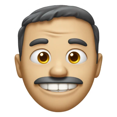 freaky face  sticker