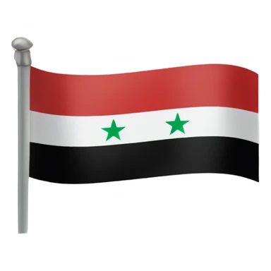 syria flag  sticker