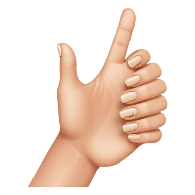 Thumbs up with nails sticker