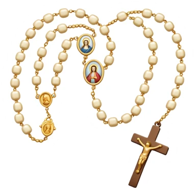 Rosario católico  sticker