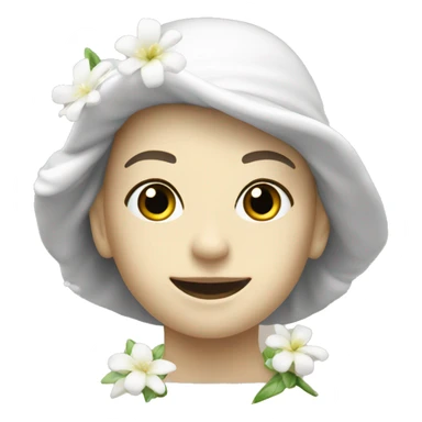 Scent inspired by clean water and white flowers sticker