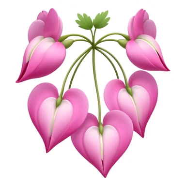 Dicentra flower sticker
