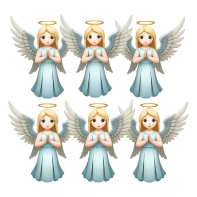 6 winged seraphim sticker