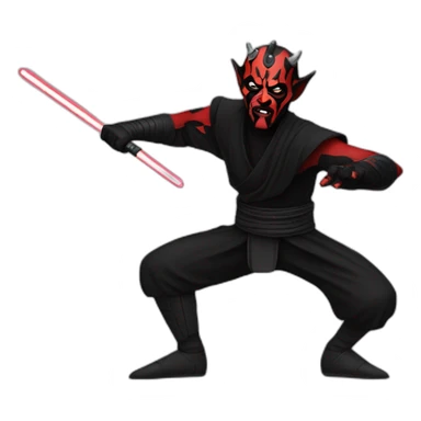 dancing darth maul sticker