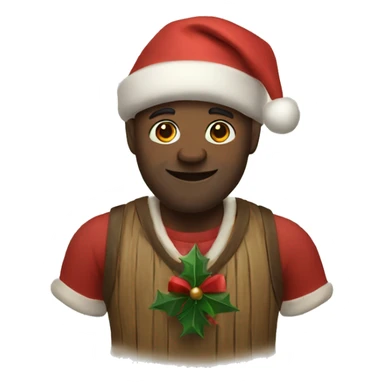 christmas villagers  sticker
