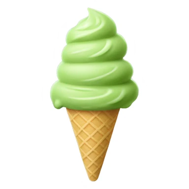 matcha ice cream sticker