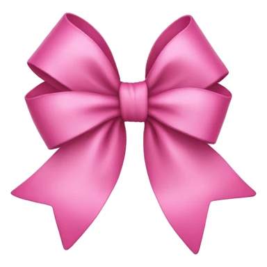 Pink bow sticker