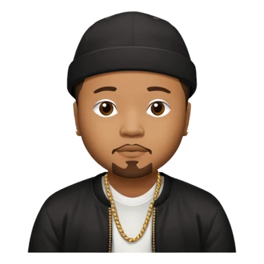 J-Boog of B2K, male singer with dark brown hair sticker