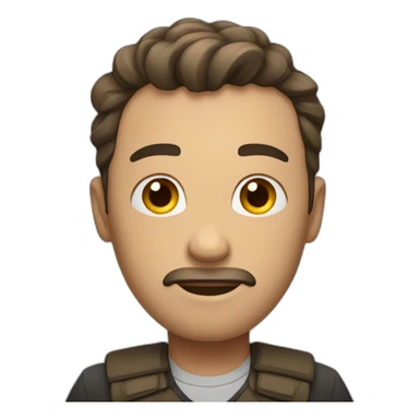 a man who crosses his arms to say no  sticker