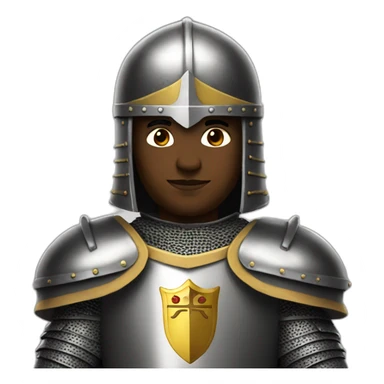 Christian knight  sticker