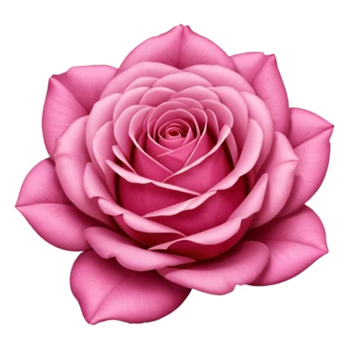 Polaroid photo of a pink rose  sticker