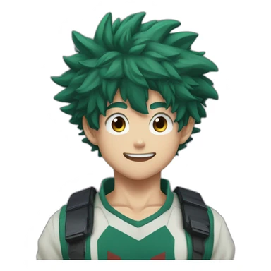 My hero academia deku sticker