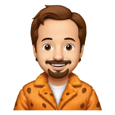 Lin-Manuel Miranda dressed as Garfield  sticker