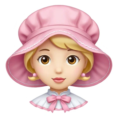 Pink bonnet sticker