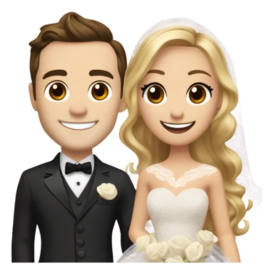 Serena van der Woodsen Marry with chuck bass sticker