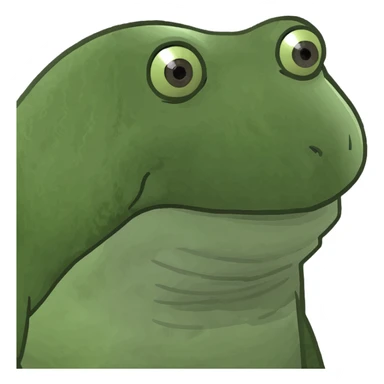 bufo adjusts clock to 4 o clock sticker