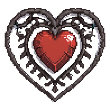 black gothic heart, ornate, dark, elegant sticker