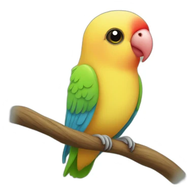 Lovebird sticker