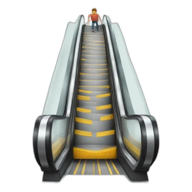 escalator hankey sticker