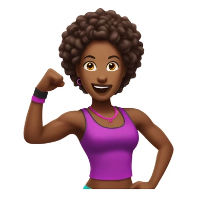 Zumba fitness sticker