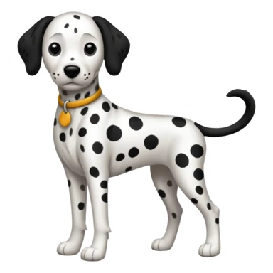 Dalmation whole body sticker