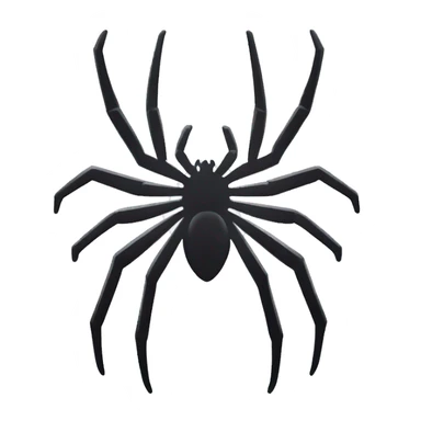 Spider man white spider logo sticker