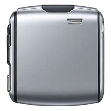 silver Motorola Razr V3 mobile device with the iconic clamshell design. sticker