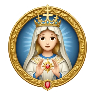 ave maria's emblem  sticker