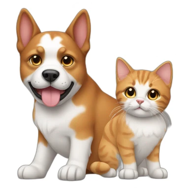 Dog+cat sticker