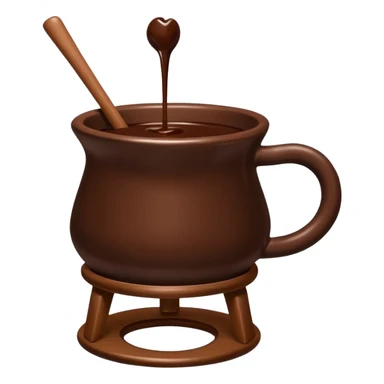 chocolate fondue sticker