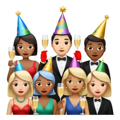 countless people emoji sticker