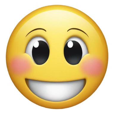 Side eye smiley face sticker