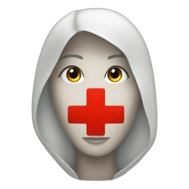 Cancel red cross sticker