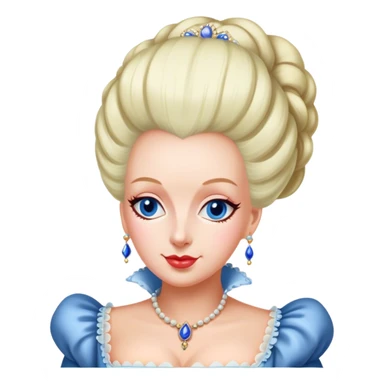 marie antoinette coquette sticker